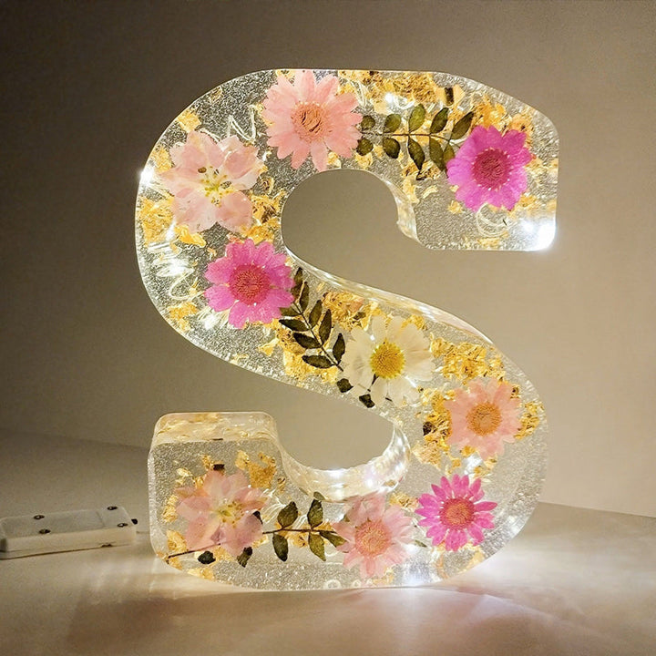 Lisslune | Floral Resin Night Light