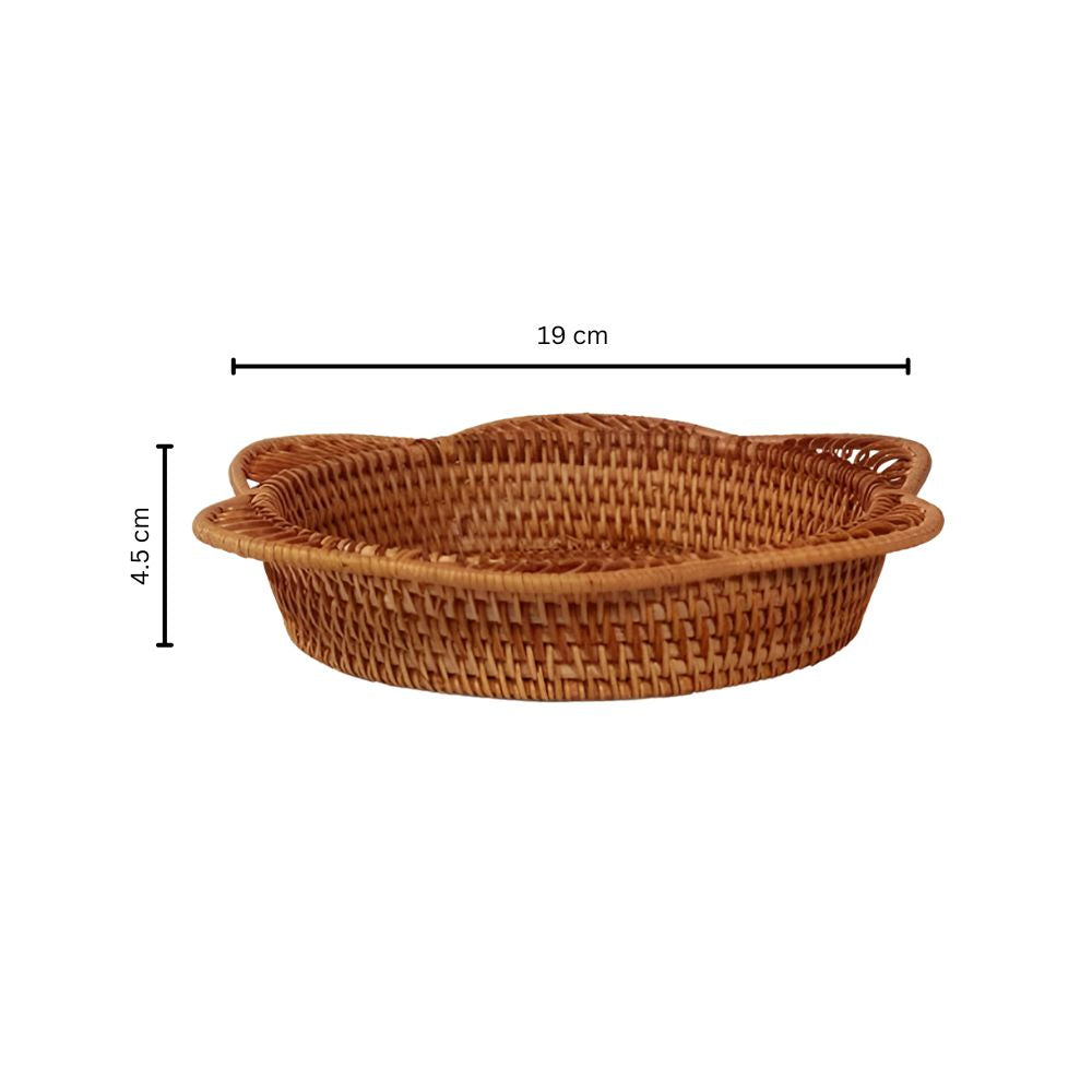 Lisslune | Handwoven Rattan Floral Basket