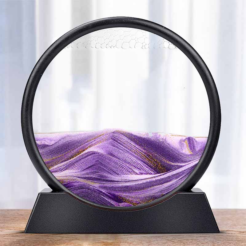 Lisslune | 3D Hourglass Sand Timer - Decorative Hourglass for Home Decor, Office Desk, and Gift Ideas