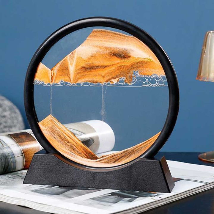 Lisslune | 3D Hourglass Sand Timer - Decorative Hourglass for Home Decor, Office Desk, and Gift Ideas
