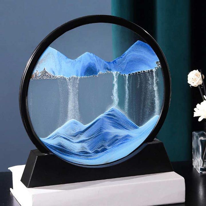 Lisslune | 3D Hourglass Sand Timer - Decorative Hourglass for Home Decor, Office Desk, and Gift Ideas