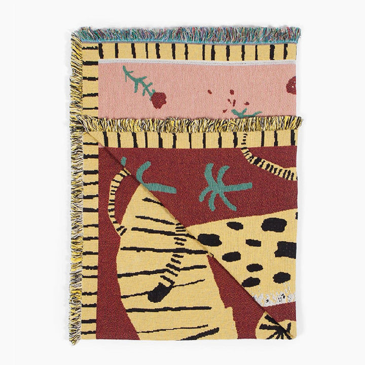 Rynx Hippie Wild Leopard & Tiger Blanket