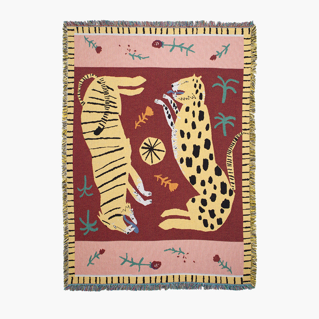 Rynx Hippie Wild Leopard & Tiger Blanket