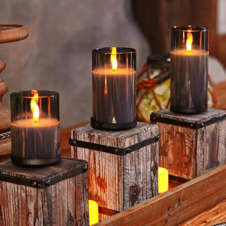 Lisslune | SafeGlow Rechargeable Candles – Safe, Warm LED Light for Cozy, Worry-Free Ambience