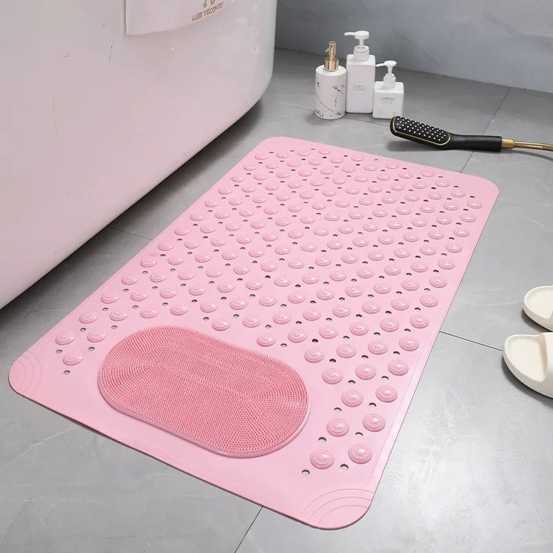 Lisslune | SAFEGRIP SHOWER MAT – Non-Slip Mat with Built-In Foot Scrubber for Safe & Hygienic Showers
