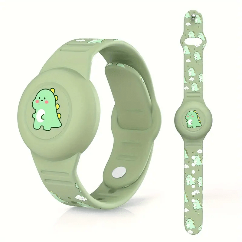 Lisslune | SAFESNUG – Kids’ Airtag Bracelet with Fun Dino Design