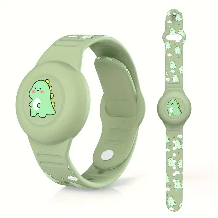 Lisslune | SAFESNUG – Kids’ Airtag Bracelet with Fun Dino Design