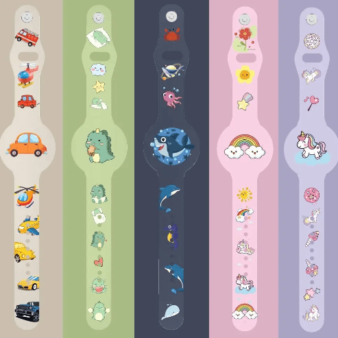 Lisslune | SAFESNUG – Kids’ Airtag Bracelet with Fun Dino Design