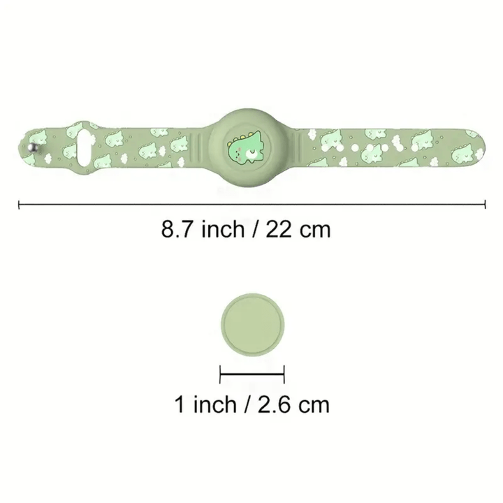 Lisslune | SAFESNUG – Kids’ Airtag Bracelet with Fun Dino Design