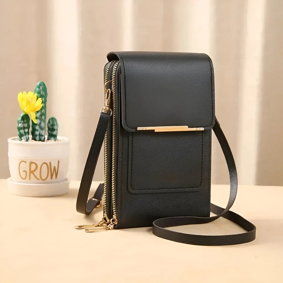 Lisslune | SafeTouch Shoulder Bag – Soft Leather with Anti-Theft Protection
