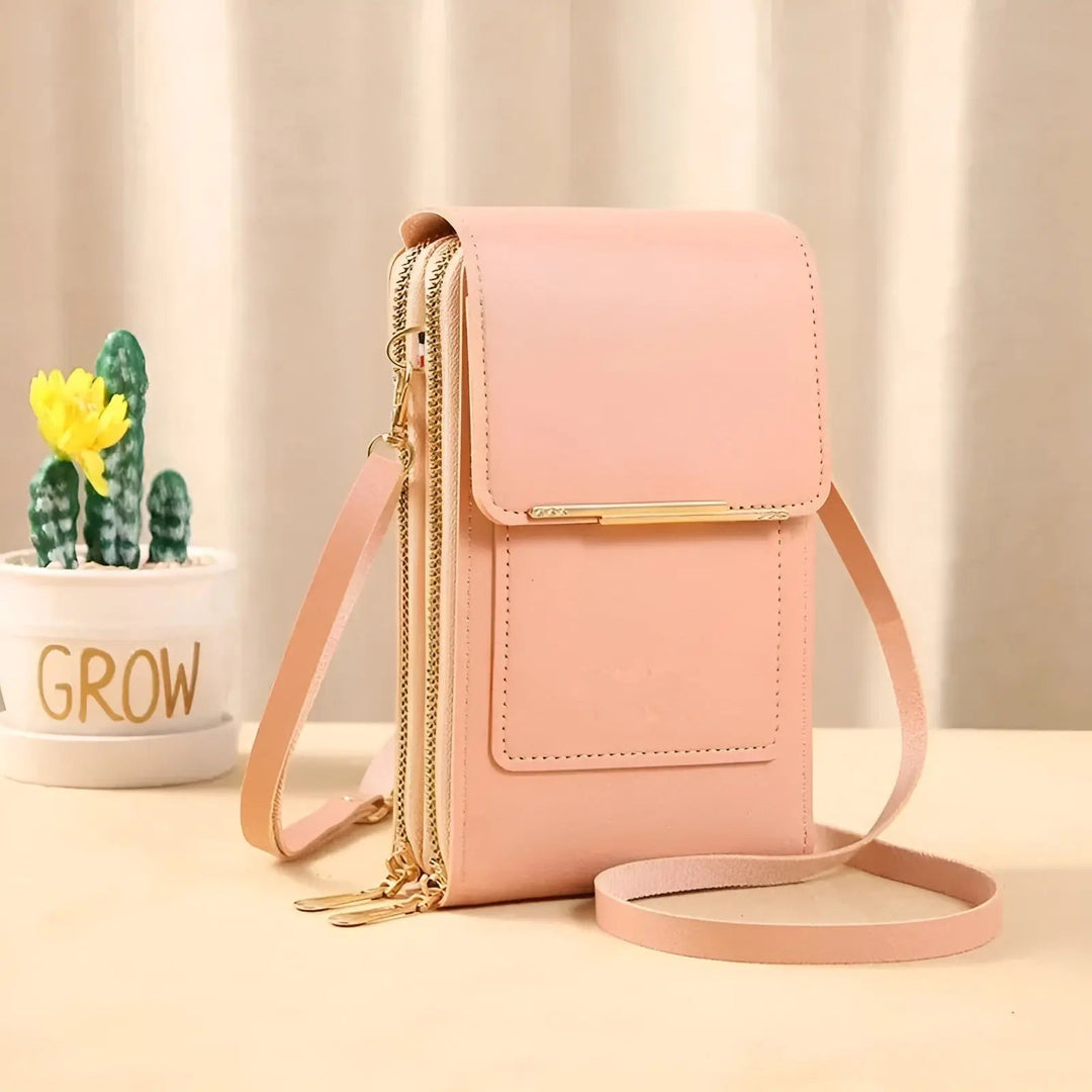 Lisslune | SafeTouch Shoulder Bag – Soft Leather with Anti-Theft Protection