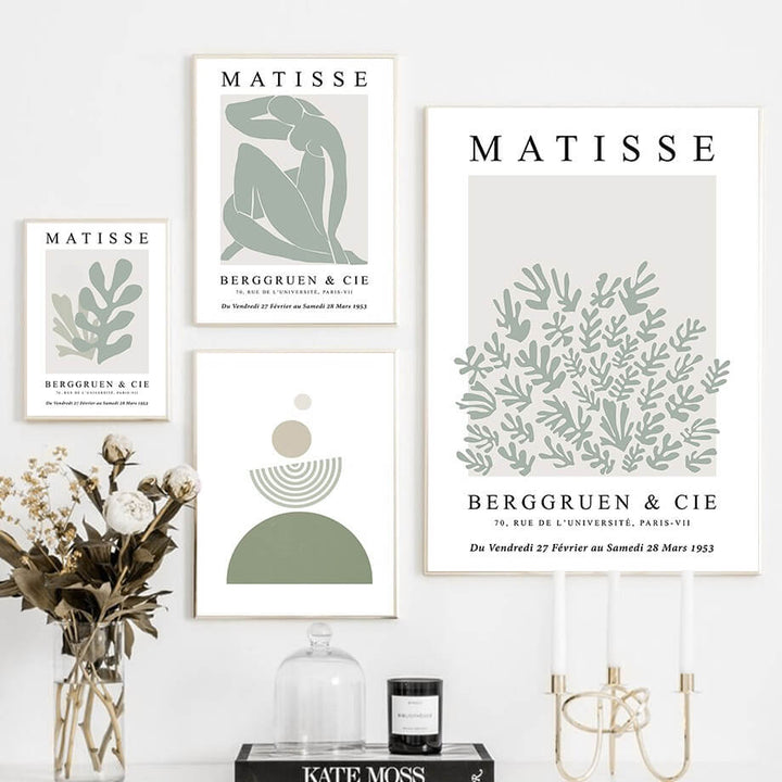 Rynx | Matisse Sage Green Canvas Poster