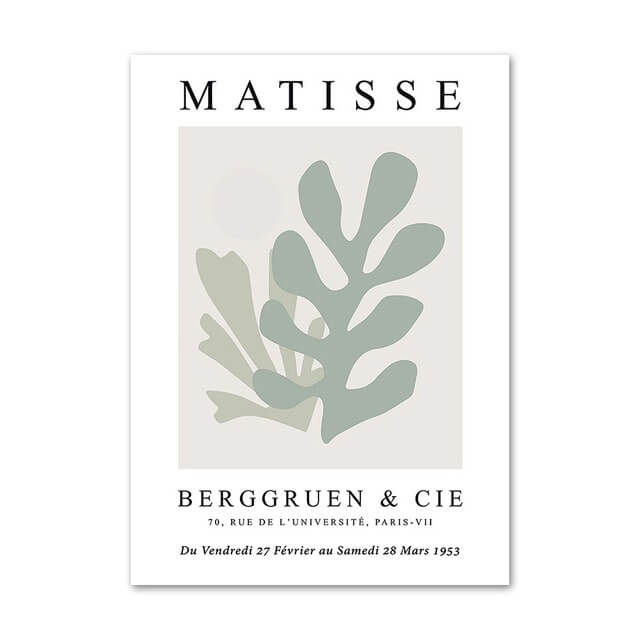 Rynx | Matisse Sage Green Canvas Poster