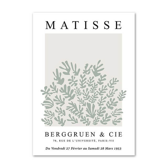 Rynx | Matisse Sage Green Canvas Poster