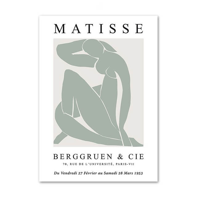 Rynx | Matisse Sage Green Canvas Poster