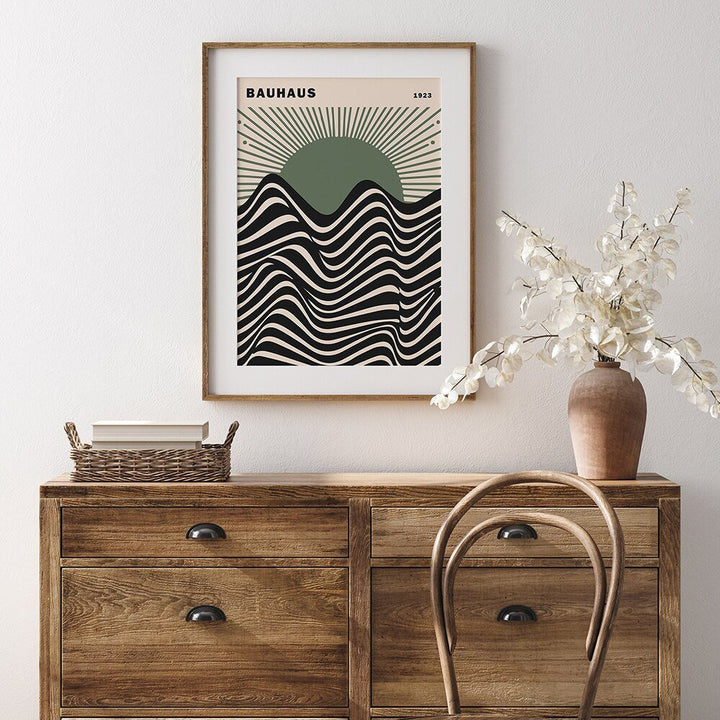 Lisslune | Sage Green Matisse Yayoi Kusama Exhibition Poster
