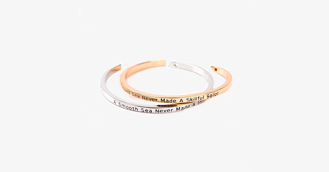 Lisslune | A calm sea has never made a skilled sailor Bracelet