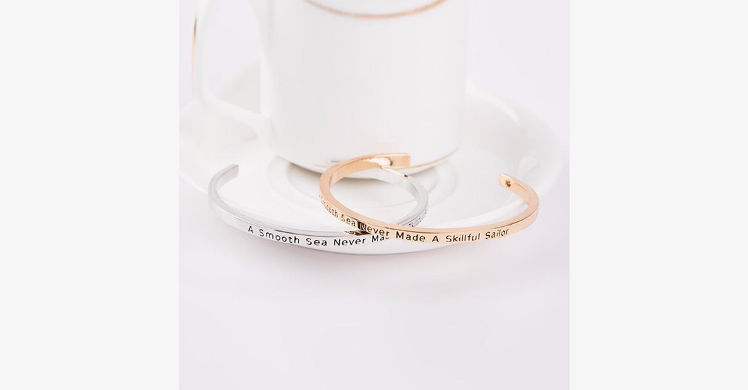 Lisslune | A calm sea has never made a skilled sailor Bracelet