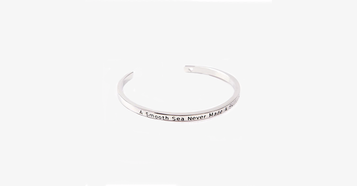 Lisslune | A calm sea has never made a skilled sailor Bracelet