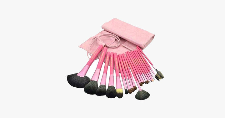 Lisslune | Salmon Makeup Brush Set with 20 Pieces – Complete Your Makeup Set