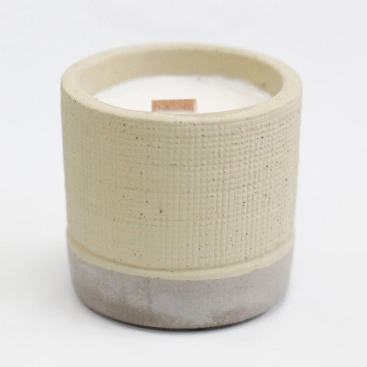 Lisslune | Coffee in the Club Soy Wax Candle in a Concrete Container