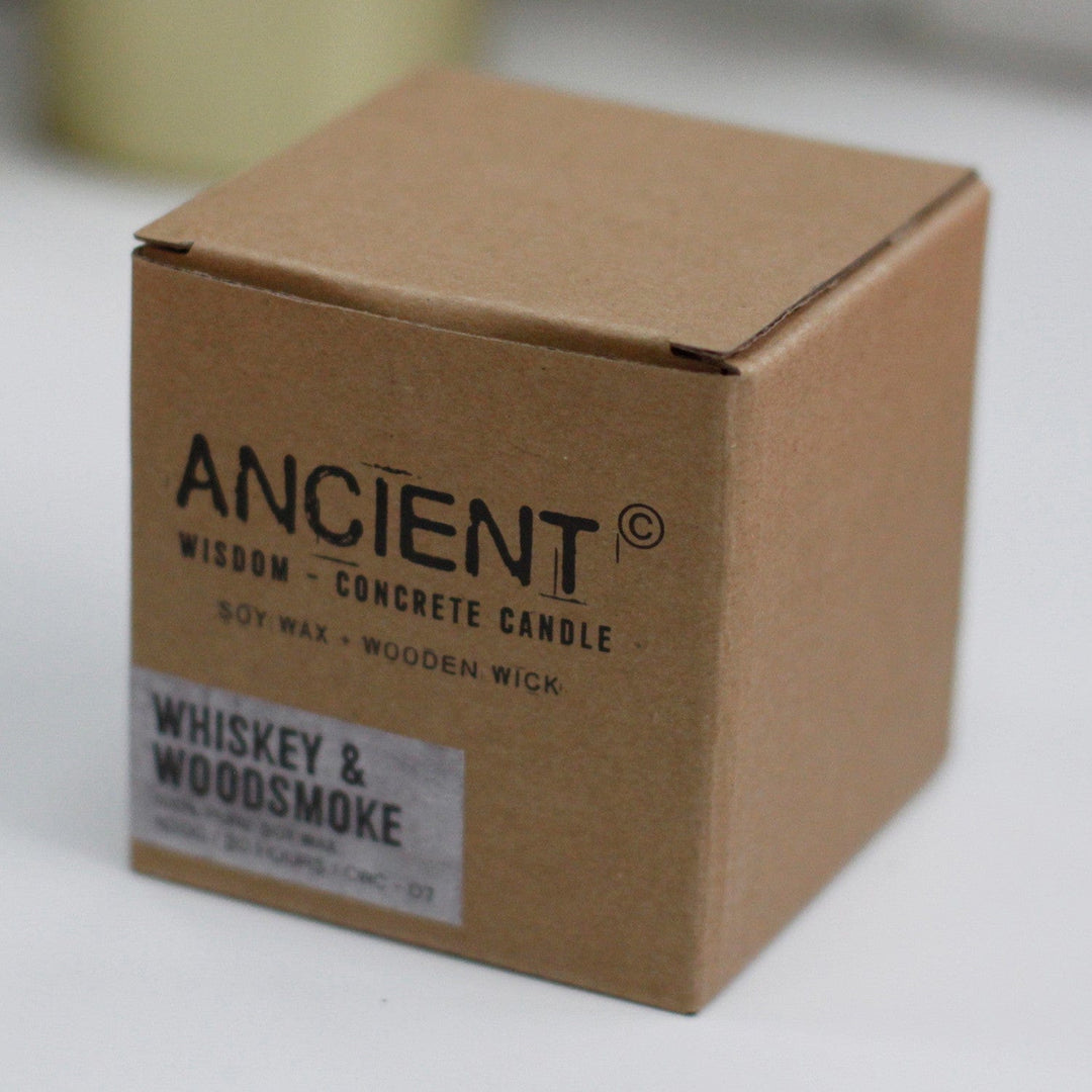 Lisslune | Coffee in the Club Soy Wax Candle in a Concrete Container