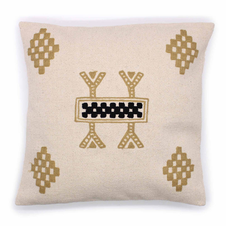 Lisslune | Indian Classic Throw Pillow Covers | 40 x 40 cm and 45 x 45 cm - Pack of 2