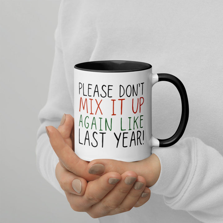 Lisslune | Dear Santa - Please don't mix it up with cups with color inside