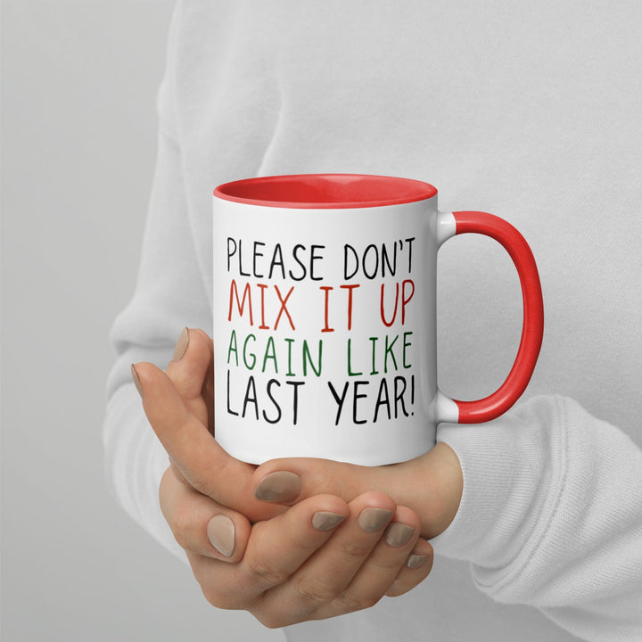 Lisslune | Dear Santa - Please don't mix it up with cups with color inside