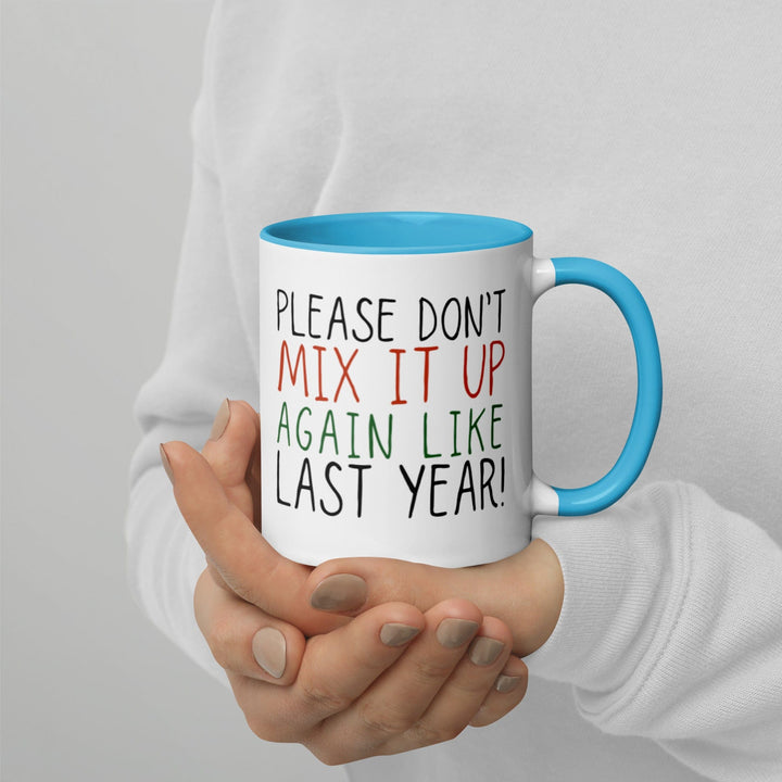Lisslune | Dear Santa - Please don't mix it up with cups with color inside