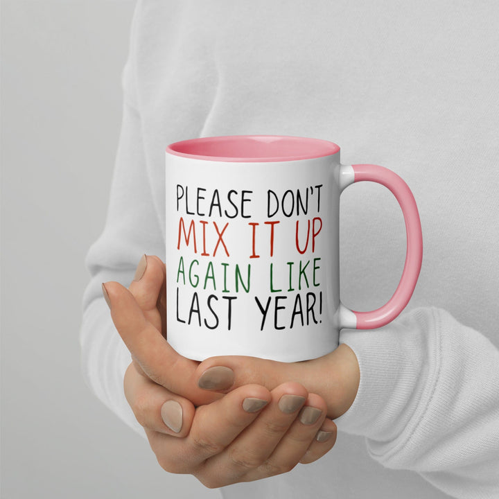 Lisslune | Dear Santa - Please don't mix it up with cups with color inside