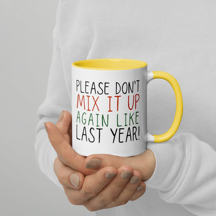 Lisslune | Dear Santa - Please don't mix it up with cups with color inside
