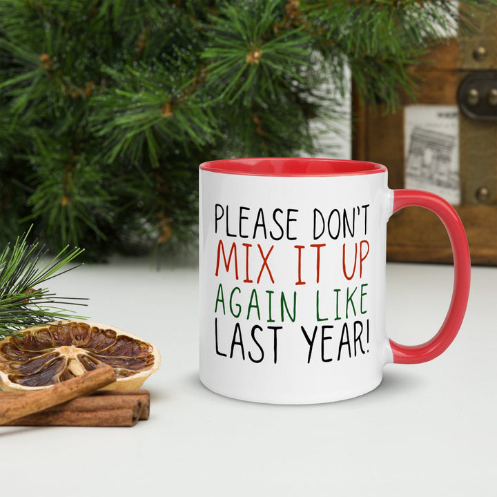 Lisslune | Dear Santa - Please don't mix it up with cups with color inside