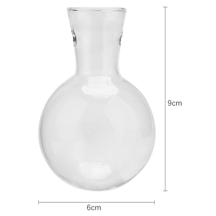 Lisslune | Tabletop Clear Glass and Wooden Vases