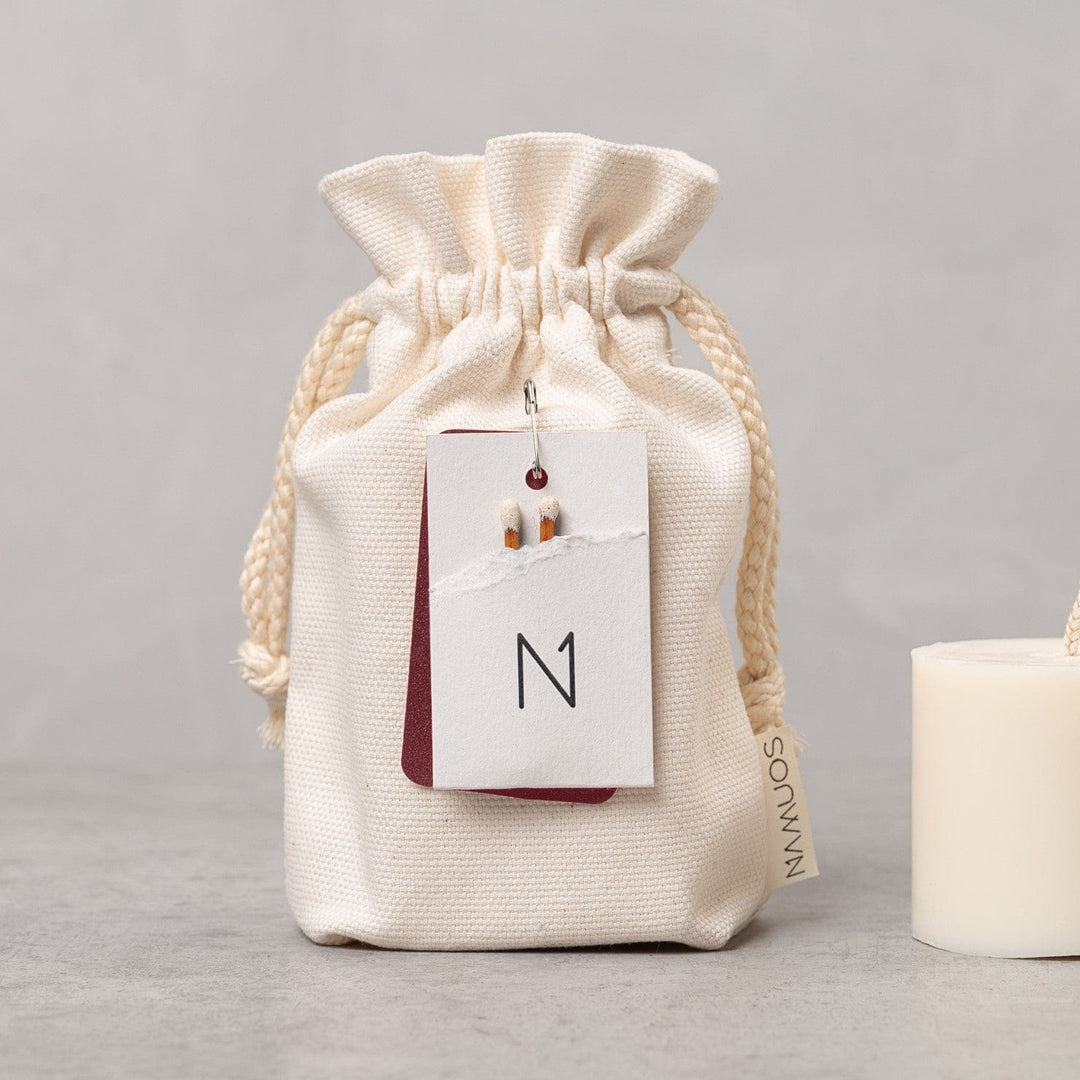 Lisslune | Vegan rectangular or cube-shaped ivory pillar candles | rapeseed wax