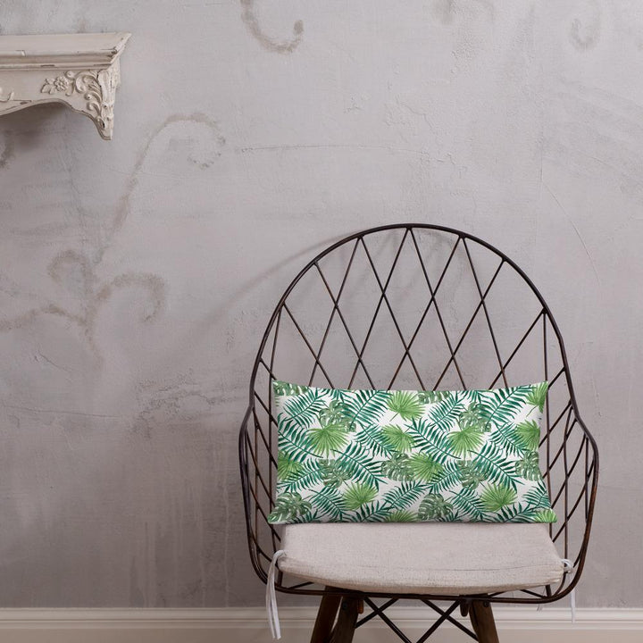 Lisslune | Tropical Leaves Premium Decorative Pillow