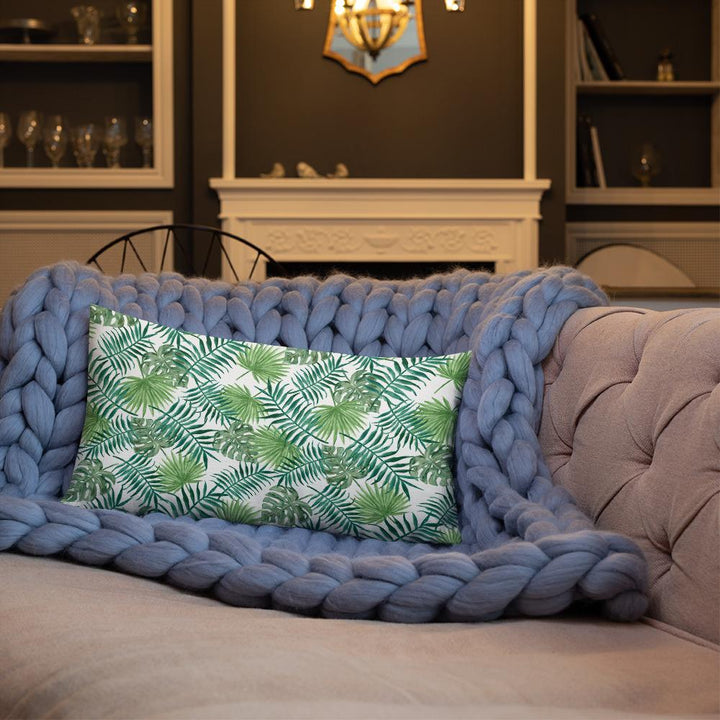Lisslune | Tropical Leaves Premium Decorative Pillow