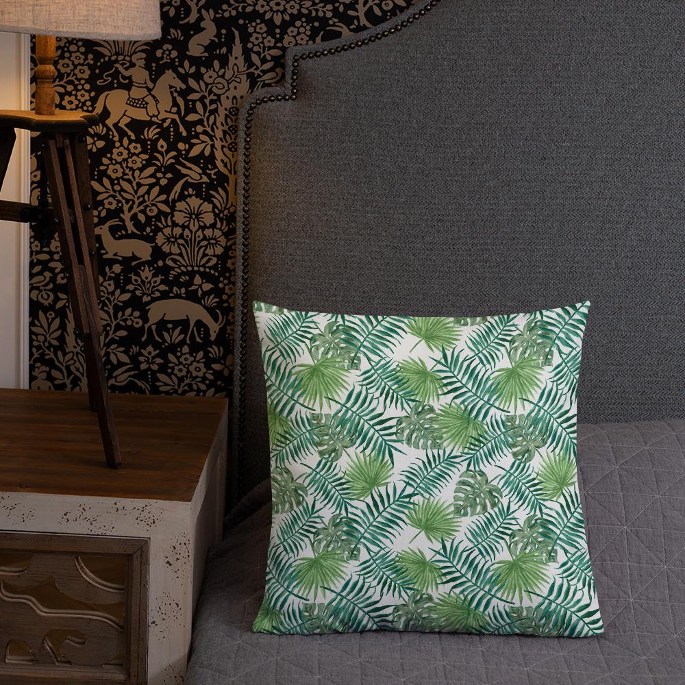 Lisslune | Tropical Leaves Premium Decorative Pillow