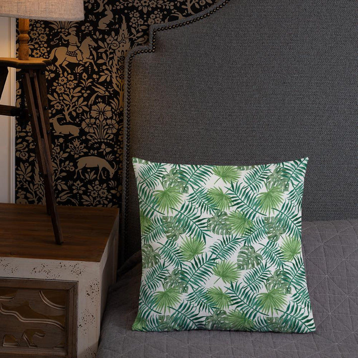 Lisslune | Tropical Leaves Premium Decorative Pillow