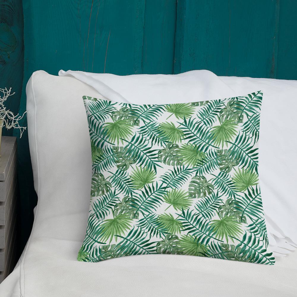 Lisslune | Tropical Leaves Premium Decorative Pillow