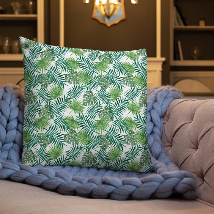Lisslune | Tropical Leaves Premium Decorative Pillow