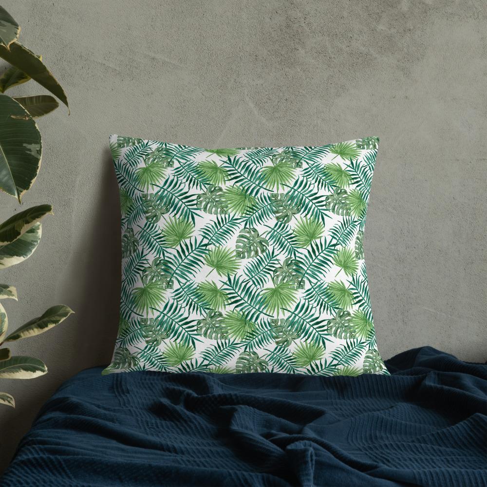 Lisslune | Tropical Leaves Premium Decorative Pillow