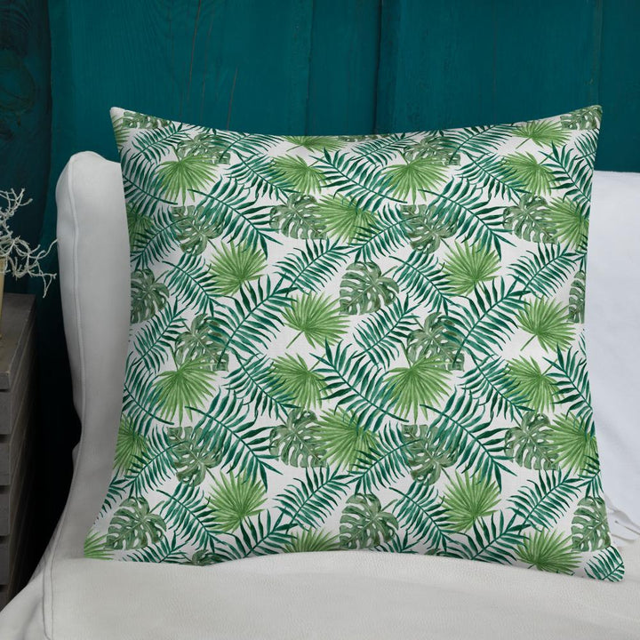 Lisslune | Tropical Leaves Premium Decorative Pillow
