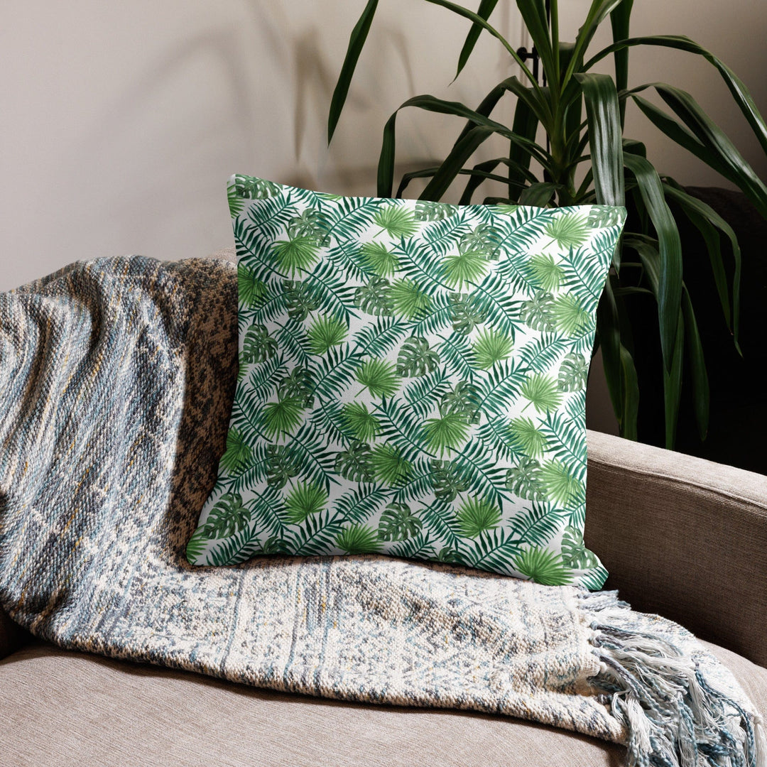 Lisslune | Tropical Leaves Premium Decorative Pillow