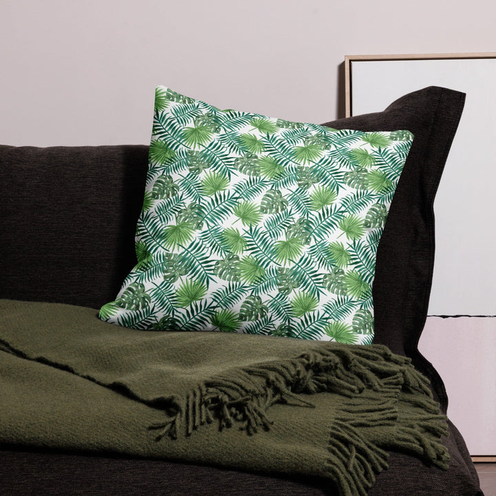 Lisslune | Tropical Leaves Premium Decorative Pillow