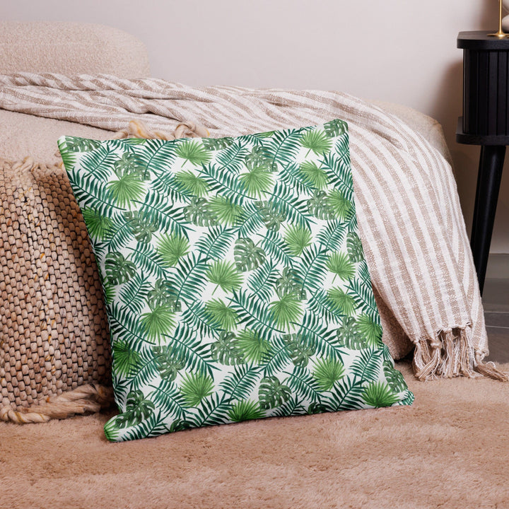 Lisslune | Tropical Leaves Premium Decorative Pillow