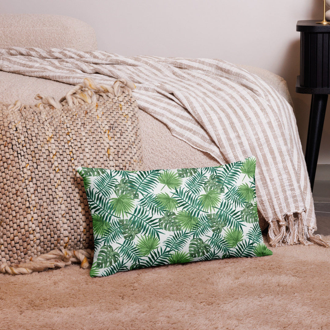 Lisslune | Tropical Leaves Premium Decorative Pillow