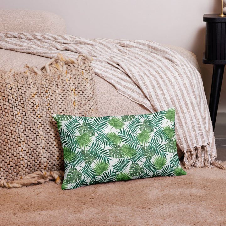 Lisslune | Tropical Leaves Premium Decorative Pillow
