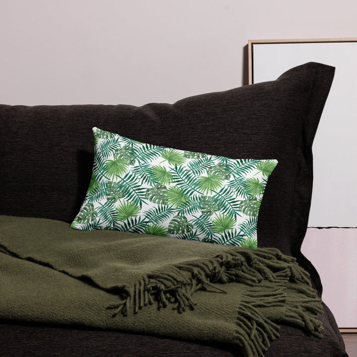 Lisslune | Tropical Leaves Premium Decorative Pillow