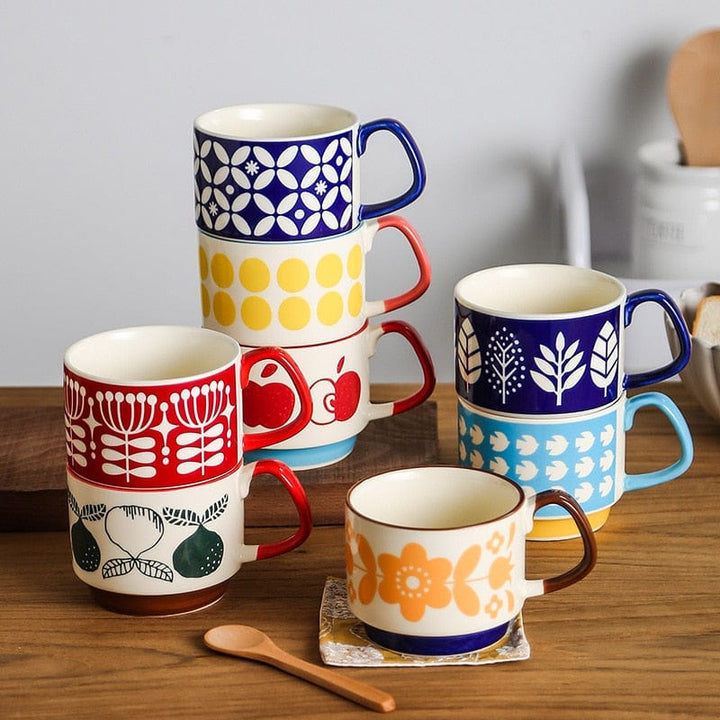 Lisslune | Mid Century Modern Coffee Mugs